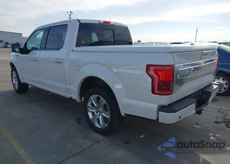 2015 Ford F-150 Platinum из США, поврежденный, VIN 1FTEW1CF8FFC93436